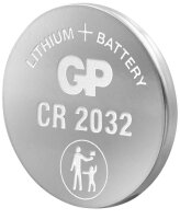 GP Knopfzellen CR2032 Lithium 3,0 V, 20 St.