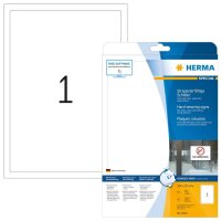 HERMA Folienetiketten 8334 weiß 190,0 x 275,0 mm,...