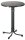 BEST Multiflex Stehtisch rund Spanplatte anthrazit 80,0 x 80,0 x 110,0 cm, 1 St.