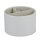 relaxdays Stiftehalter creme Lederimitat 3 Fächer 16,0 x 16,0 x 11,5 cm