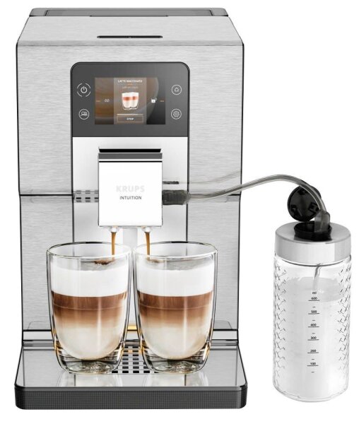 KRUPS EA877D Intuition Experience+ Kaffeevollautomat schwarz