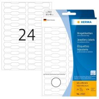 HERMA Ring-Etiketten 2510 weiß 10,0 x 49,0 mm, 25...