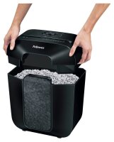 Fellowes Powershred LX25 Aktenvernichter mit Partikelschnitt P-4, 4 x 37 mm, bis 6 Blatt, schwarz