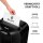 Fellowes Powershred LX25 Aktenvernichter mit Partikelschnitt P-4, 4 x 37 mm, bis 6 Blatt, schwarz