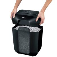 AKTION: Fellowes Powershred LX41 Aktenvernichter mit Partikelschnitt P-4, 4 x 12 mm, bis 8 Blatt, schwarz mit 10 Euro CashBack