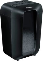 AKTION: Fellowes Powershred LX70 Aktenvernichter mit Partikelschnitt P-4, 4 x 40 mm, bis 11 Blatt, schwarz mit 20 Euro CashBack