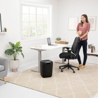 AKTION: Fellowes Powershred LX70 Aktenvernichter mit Partikelschnitt P-4, 4 x 40 mm, bis 11 Blatt, schwarz mit 20 Euro CashBack