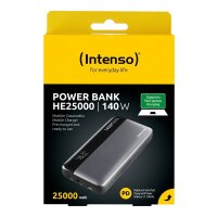 Intenso HE25000 Powerbank 25.000 mAh schwarz