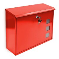 relaxdays Briefkasten 10017419_47 rot
