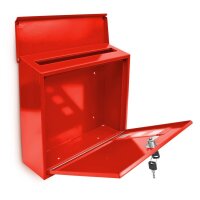 relaxdays Briefkasten 10017419_47 rot