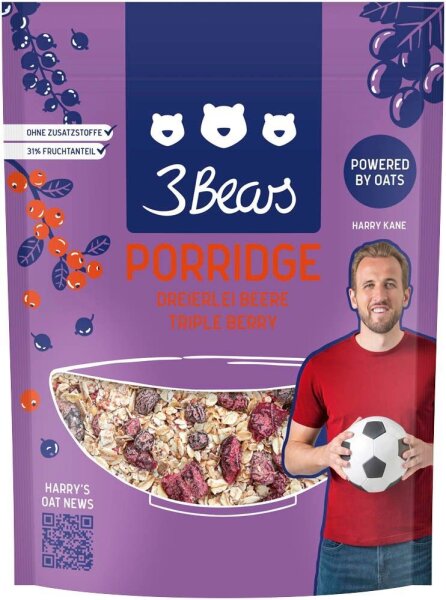 3Bears Porridge - Dreierlei Beere 400,0 g, 1 St.