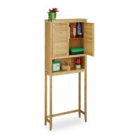 relaxdays Waschmaschinenschrank, 10020299_0 braun 3...