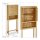 relaxdays Waschmaschinenschrank, 10020299_0 braun 3 Fachböden 70,0 x 22,5 x 176,0 cm