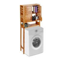 relaxdays Waschmaschinenschrank, 10024184_0 braun 1...