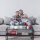relaxdays Couchtisch rechteckig Glas schwarz 90,0 x 50,0 x 42,0 cm, 1 St.