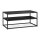 relaxdays Couchtisch rechteckig MDF-Platte schwarz 90,0 x 50,0 x 42,0 cm, 1 St.