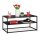 relaxdays Couchtisch rechteckig MDF-Platte schwarz 90,0 x 50,0 x 42,0 cm, 1 St.