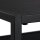 relaxdays Couchtisch rechteckig MDF-Platte schwarz 90,0 x 50,0 x 42,0 cm, 1 St.
