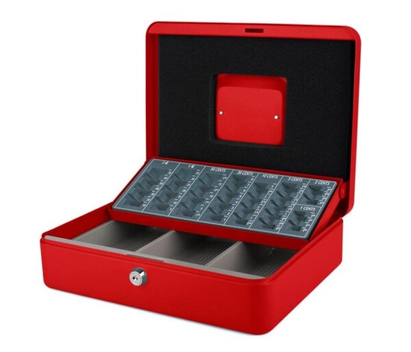 pavo Geldkassette 8008742 EURO rot