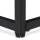 relaxdays Couchtisch rechteckig Glas schwarz 90,0 x 50,0 x 42,0 cm, 1 St.