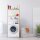relaxdays Waschmaschinenregal braun 66,0 x 30,0 x 175,0 cm, 1 St.