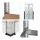 relaxdays Schwerlastregal 10033046_0 silber/braun 70,0 x 30,0 x 150,0 cm