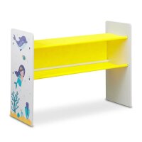 relaxdays Kinderregal Meer mehrfarbig 82,5 x 29,5 x 66,0 cm