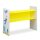 relaxdays Kinderregal Meer mehrfarbig 82,5 x 29,5 x 66,0 cm