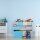 relaxdays Kinderregal Meer mehrfarbig 82,5 x 29,5 x 66,0 cm