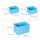 relaxdays Kinderregal Meer mehrfarbig 82,5 x 29,5 x 66,0 cm