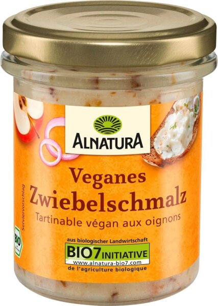 ALNATURA Bio Veganes Zwiebelschmalz Brotaufstrich, 150,0 g