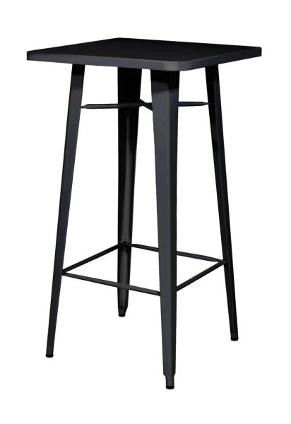 meet powered by PAPERFLOW URBAN Stehtisch quadratisch Stahl schwarz 60,0 x 60,0 x 108,0 cm, 1 St.