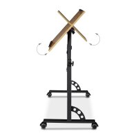 relaxdays PC-Tisch höhenverstellbar eiche hell 100,0 x 50,0 x 80,0 - 110,0 cm