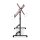 relaxdays PC-Tisch höhenverstellbar mahagoni 80,0 x 50,0 x 75,0 - 110,0 cm