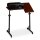 relaxdays PC-Tisch höhenverstellbar mahagoni 80,0 x 50,0 x 75,0 - 110,0 cm