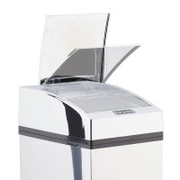 relaxdays Sensor Mülleimer 7,0 l silber