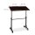 relaxdays PC-Tisch höhenverstellbar dunkelbraun 100,0 x 50,0 x 80,0 - 110,0 cm