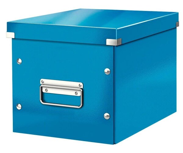 LEITZ Click & Store Aufbewahrungsbox 10,0 l blau 26,0 x 26,0 x 24,0 cm, 1 St.