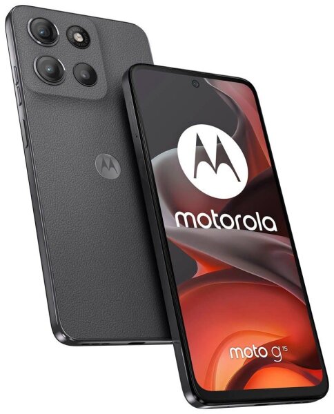 MOTOROLA moto g15 Dual-SIM-Smartphone gravity Grey 128 GB