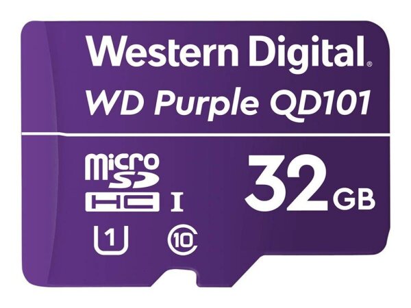 Western Digital Speicherkarte Purple SC QD101 microSDHC, 32 GB, 1 St.