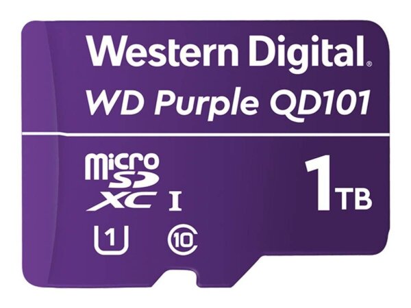 Western Digital Speicherkarte Purple SC QD101 microSDXC, 1 TB, 1 St.