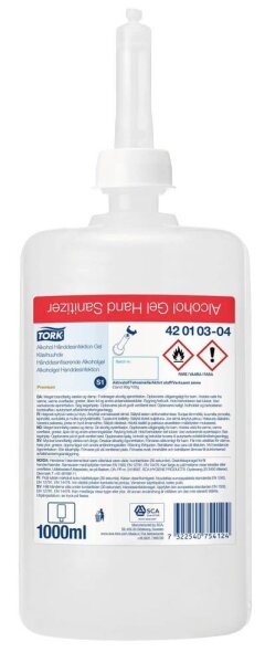 TORK Premium Händedesinfektionsgel 1,0 l