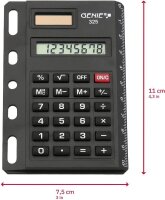 GENIE 325 Taschenrechner schwarz
