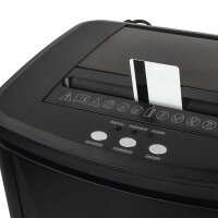 hama Premium AutoM120 Aktenvernichter mit Partikelschnitt P-4, 4 x 20 mm, bis 120 Blatt, schwarz