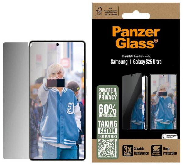 PanzerGlass™ Display-Schutzglas für Samsung Galaxy S25 Ultra