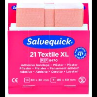 Salvequick® Pflaster Textile XL 1009470 beige, 21 St.