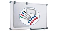 MAUL Whiteboard 2000 MAULpro Komplett-Set 120,0 x 90,0 cm...