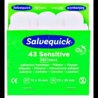 Salvequick® Pflaster Sensitive 1009943V weiß,...