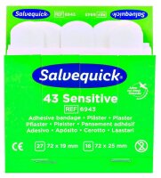 Salvequick® Pflaster Sensitive 1009943V weiß,...