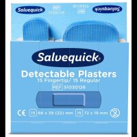 Salvequick® Pflaster Detectable 1009736V blau, 30 St.